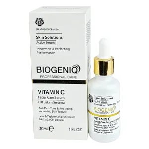 Biogeniq Professional Care Vitamin C Facial Serum 30ml – Anti-Dark Tone & Anti-Aging for Smooth Skin Texture